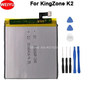 A KingZone K2 Akku 2600mAh Aksija Volta Akkumulátor AKKU+Eszközök