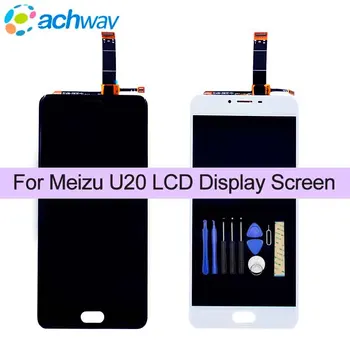 Kiváló Minőségű LCD-Meizu U20 LCD Kijelző érintőképernyő Digitalizáló Közgyűlés Nem halott Pixel pótalkatrészek Meizu U20 Kijelző