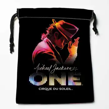 Új Érkezés Michael Jackson Zsinórral Táskák Egyedi Tároló Nyomtatott Kap Zsák Típusú Csomagokat Tároló Zsák Mérete 18X22cm